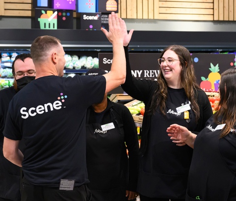 Sobeys employees enjoying together